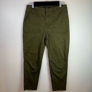 Banana Republic Women’s Olive Green Authentic Girlfriend Chino Pants Size 8